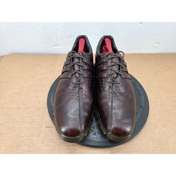 Adidas Tour 360 LTD Golf Shoes Mens  10.5  Brown Leather Spiked Retro Sport main image 14